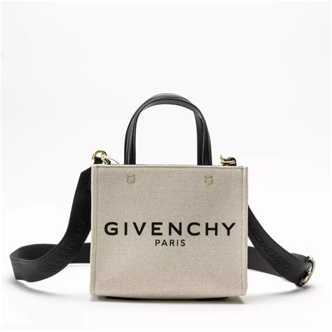 givenchy mini g tote shopping bag in canvas